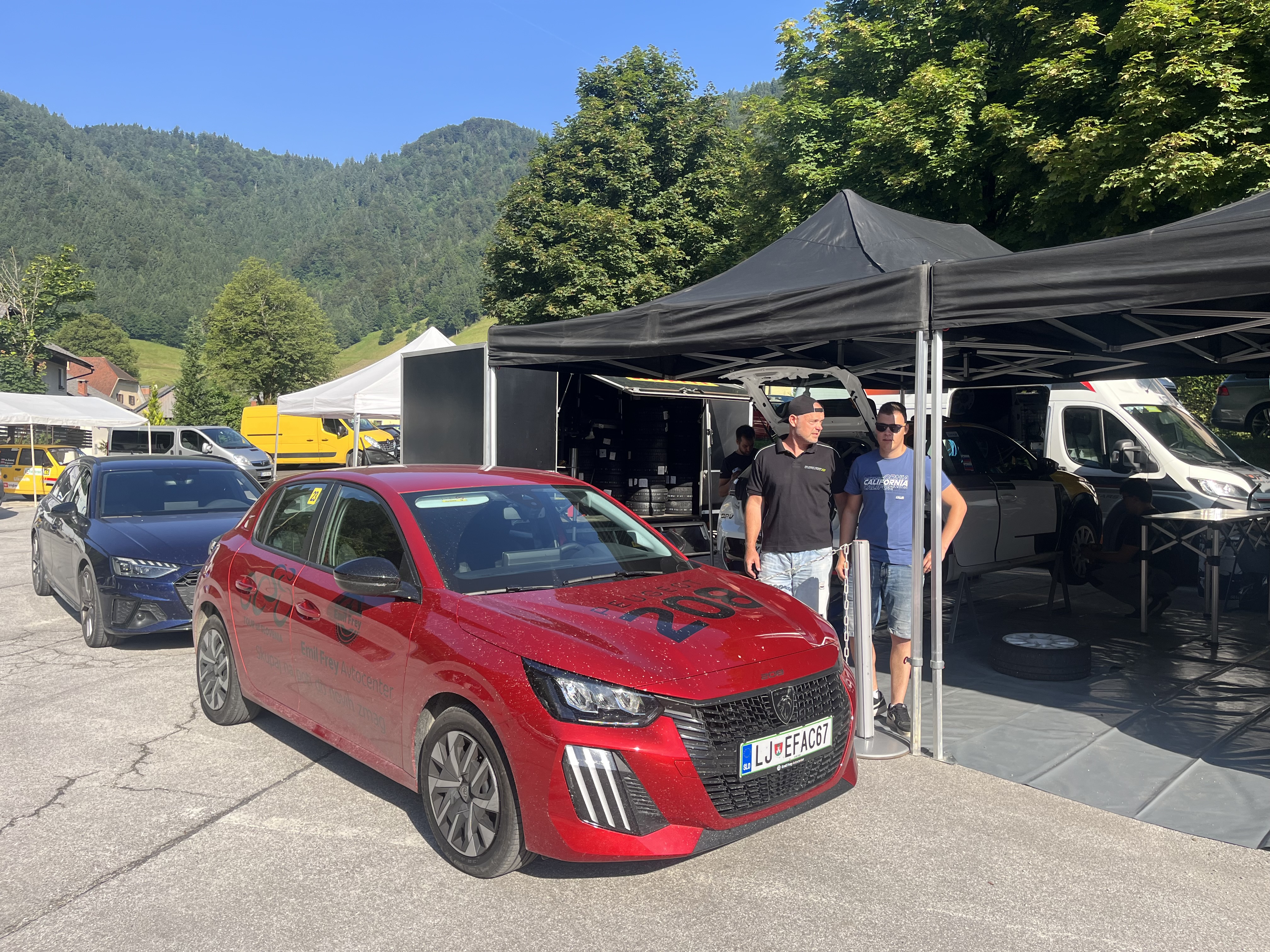Dirkalnik na Rally Železniki